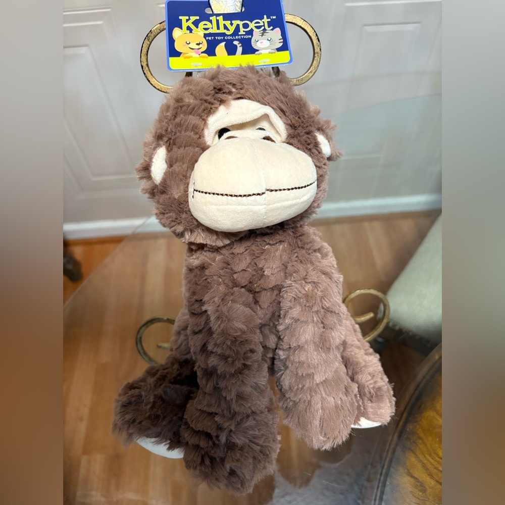 Brown Plush Monkey Toy